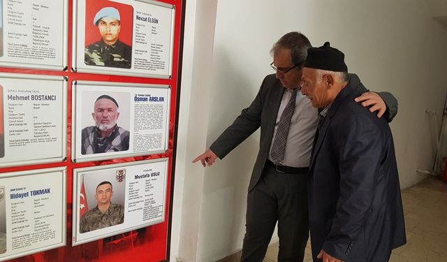 Şehit Babasını Belediyede Ağırladı