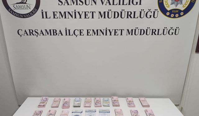 Samsun'da kuyumcuya sahte altın satmaya çalışan 2 zanlı yakalandı