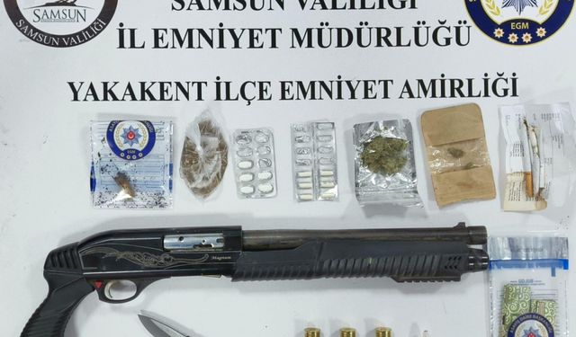 Samsun'da narko alan denetiminde 3 zanlı yakalandı