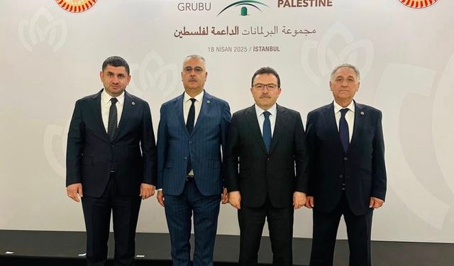 Ahlatcı, İstanbul’daki Filistin Toplantısında