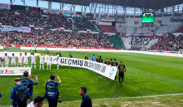 Amed SF ‘Geçmiş Olsun’ Pankartı ile Çıktı