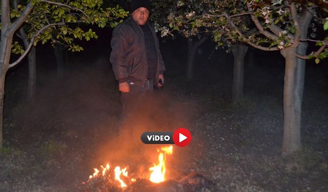 Çorum’da Çiftçiler Dona Karşı Çözümü Böyle Buldu