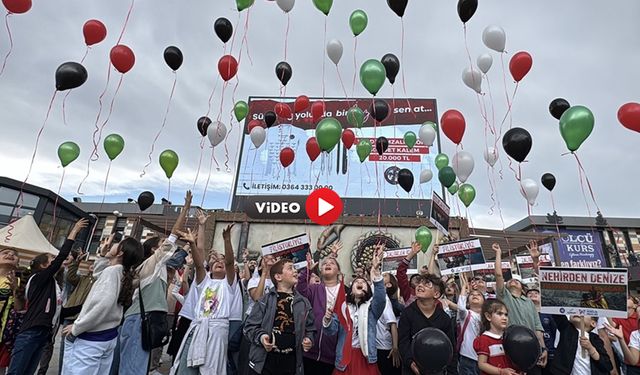 Çorum'dan Filistin'deki Kardeşleri İçin Balon Uçurdular