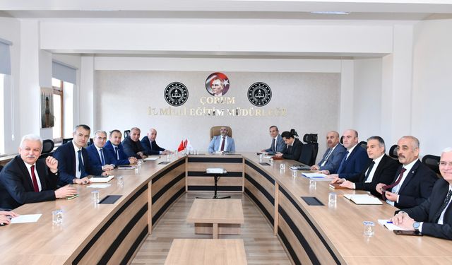 İl Milli Eğitim’de Koordinasyon Toplantısı
