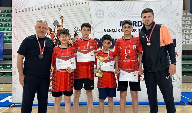 Mardin’den Türkiye 3.’Lüğü İle Döndüler