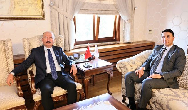 Yeni Kaymakamın İlk Ziyareti Vali Çalgan’a