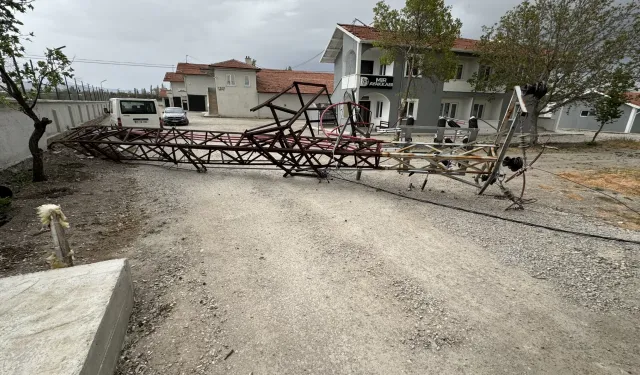 Dodurga’da Rüzgar Elektrik Kesintisine Neden Oldu