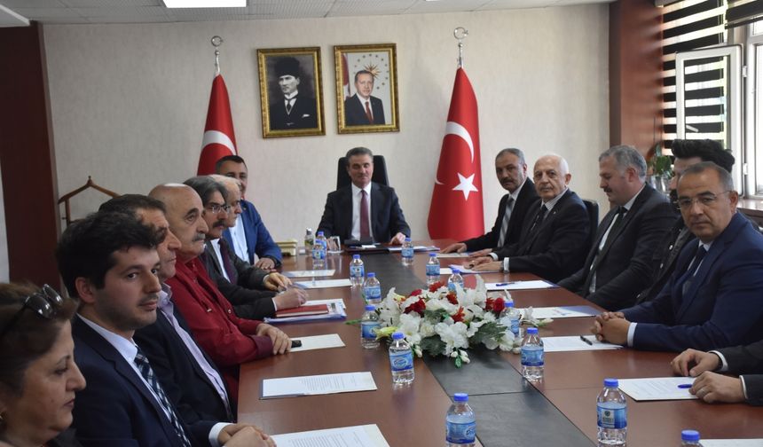 Gümüşhane'de İl İstihdam ve Mesleki Eğitim Kurulu Toplantısı yapıldı