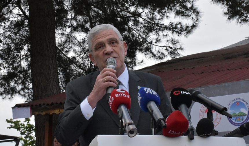 İYİ Parti Genel Başkanı Dervişoğlu, Ordu'da konuştu: