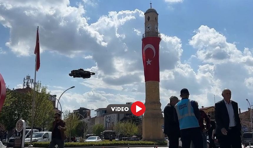 Çorum’da Drone Denetime Çıktı, İzmarit Atana Ceza Kesiliyor