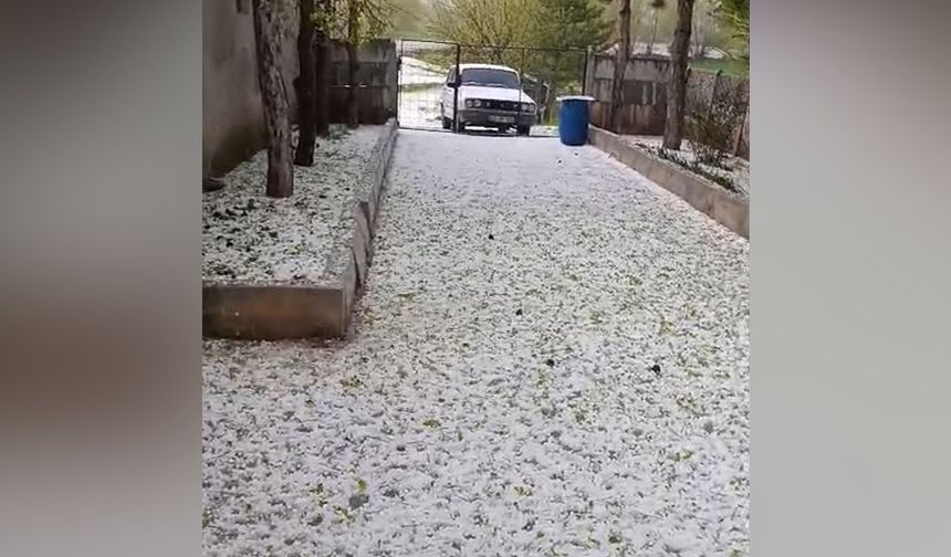 Alaca’yı Dolu Vurdu
