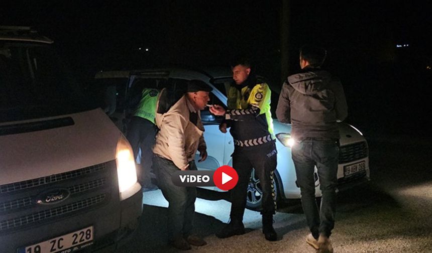 Emniyet Denetimde, Çorum’daki Sürücülere Ceza Yağdı