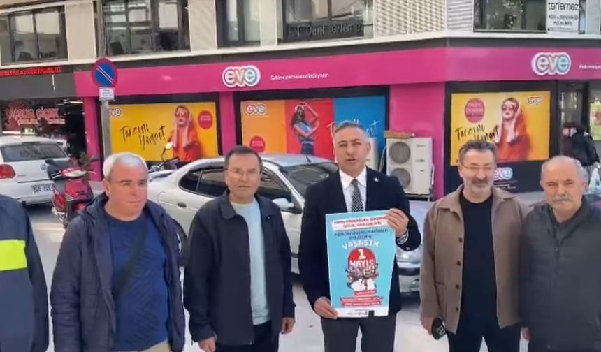 Tahtasız'dan 1 Mayıs Çağrısı