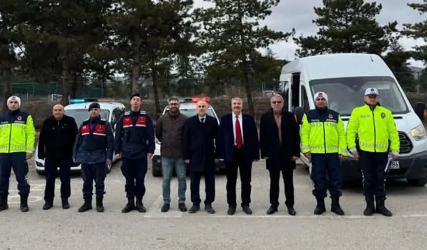 Dodurga'da Servis Araçları Denetlendi