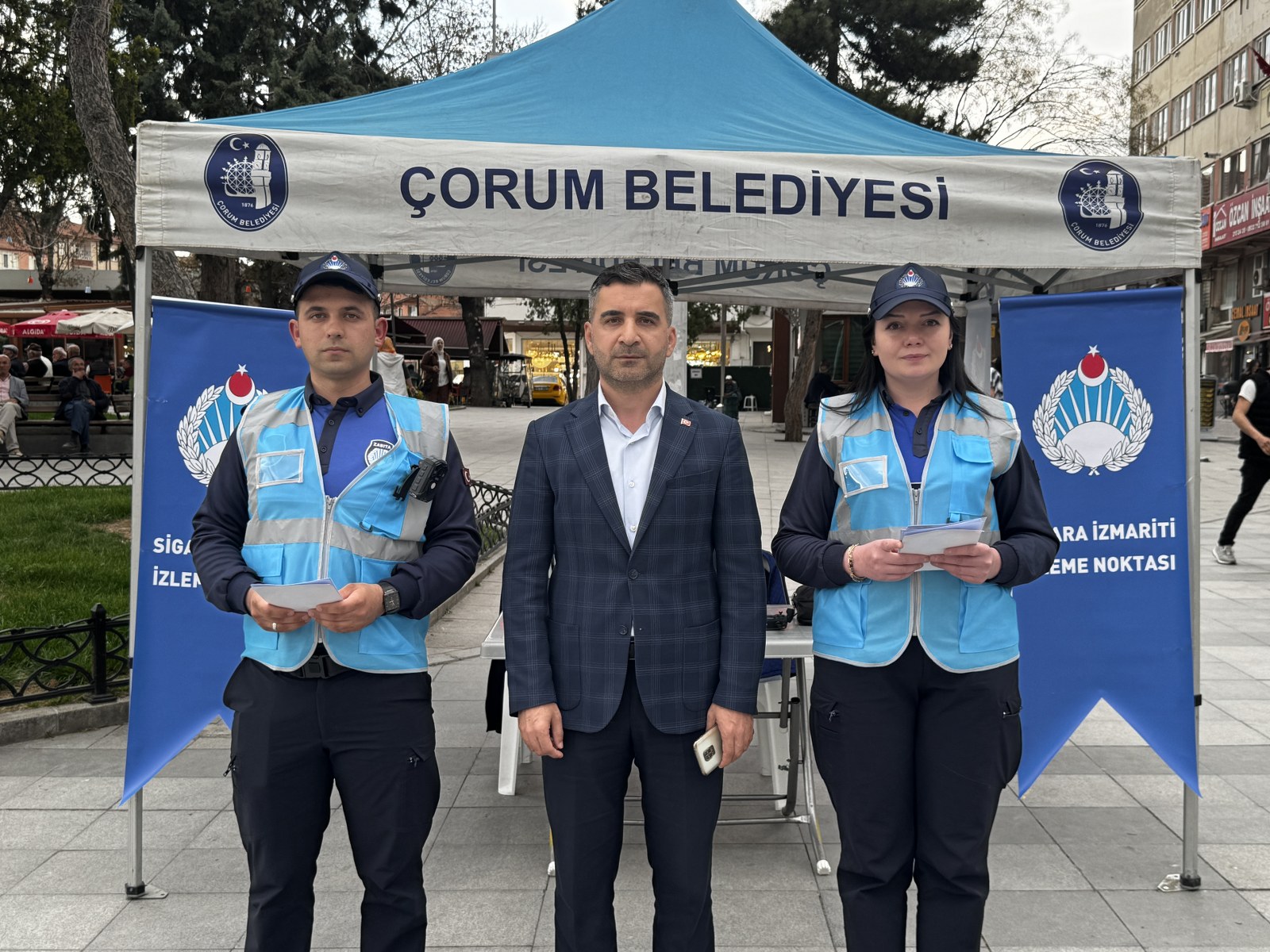 Çorum’da Drone Denetime Çıktı, Izmarit Atana Ceza Kesiliyor (4)-1