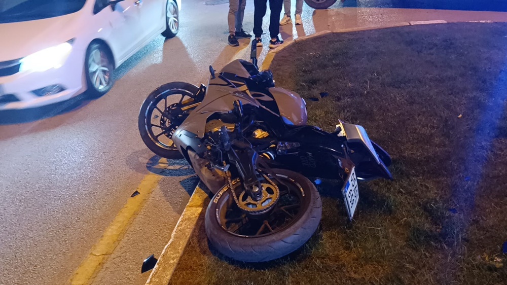 Dr. İlhan Gürel Caddesi’nde Kaza, O Anlar Kamerada (3)